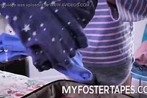 Bianca Burke and Alexis Tae in Foster Care Scene