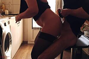 Wow, morning erection out at the cafe behind my stepmother-in-law!