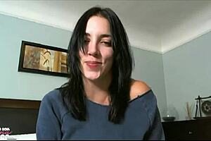 jelena jensen is playing with her trimmed pussy, it's so big and sexy with big clit