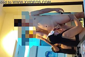 Hot Pinay mom drilled on chair!