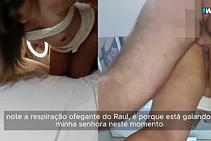 bruna silva hotwife - mature wife being impregnated by the eater and cuckold