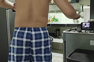 Serena ali receives creamy gift from daddy in lingerie