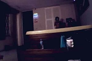 Brazilian milf's big natural tits and pussy in sauna sex with monster cock gaucho