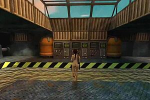 tomb raider randomness features nude bloopers and outdoor accidents in comic game public scenes with monsters