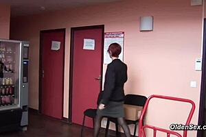 French mature business lady gets pounded hard