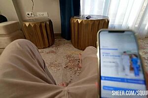 Watch this hot curly wife cheat on her husband with his best friend, spanking her big ass