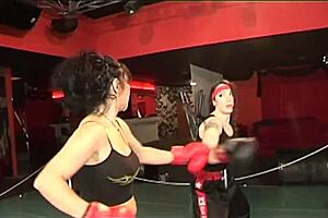 whoa, lesbian fight turns into wild fisting for these horny italian sluts!