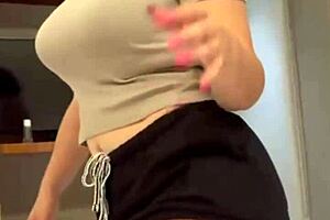 My new curvy maid gets pounded hard in lingerie with cum in mouth finish