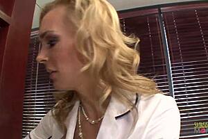 two busty milfs eat pussy in lesbian massage