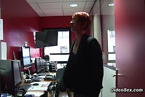 French mature business lady gets pounded hard
