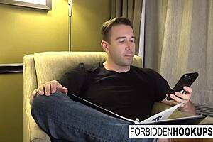 Watch this horny guy fuck his wife's sister!