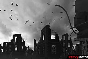 stepmom deepthroats her stepson right after the armageddon