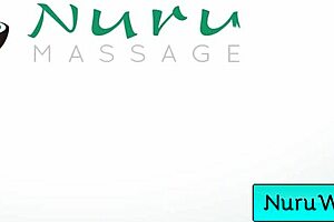 I felt so relaxed as the sexy big ass brunette masseuse rubbed her big boobs on me during nuru massage - Jennifer White Seth Gamble