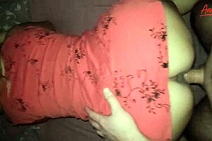 Intense stepson fucking reveals big tits and curvy housewife body.