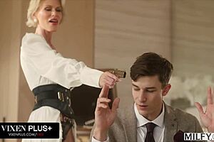 casca akashova rides and sucks stud's cock dry