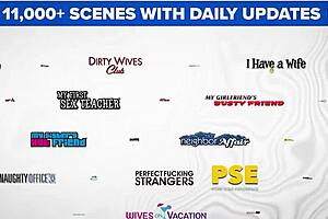 Two Blonde MILFs Strap-On Fuck Anal