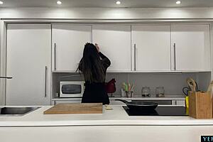 big ass latina milf fucked by boyfriend's friend in house.