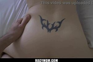 Busty Housewife Kyla Keys Masturbates In White Fishnets And Stockings