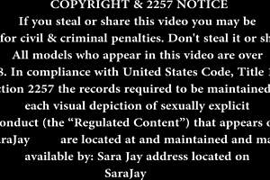 Sexy Sara Jay and partner dive into sensual cunnilingus play