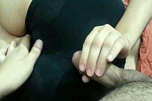 Givin Massage to My Bestie in Tiny Shorts, Oops!