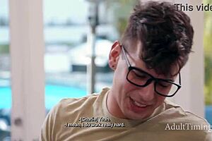 nerdy milf pussies take on one homeschooled dick in wild banging