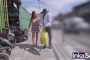 Charito Milf Peruana Rides Mototaxi With Passenger While Sleeping