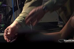 naughty stepmom's oiled massage leads to big cum explosion