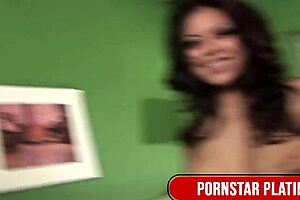 Hot brunettes angelina valentine and yuri luv enjoy a fun bisexual encounter