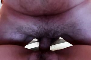 i got my tight pussy fucked by a monster cock and cum covered everywhere