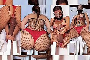 Hot milf with natural tits helped me cum a lot, she's curvy and dirty in homemade bbw legs