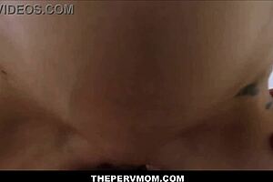 Petite blonde milf Jenna Fireworks bangs stepson Jay Rock while stepdad’s away in wild family sex