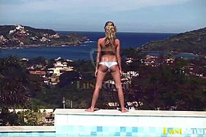 Before anal, he dives into eating out the milf in stockings.