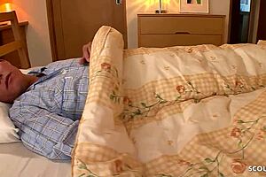 Husband catches his cheating Japanese wife and joins in an uncensored threesome