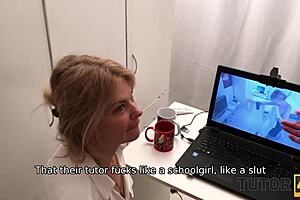 tutor4k guy set cameras and fucked the mature russian teacher