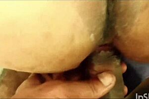 desi indian wife endures hard outdoor anal sex with husband in village