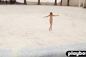 All-Natural MILF Model Rips Clothes, Poses Naked, Shows Big Tits And Ass