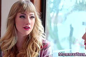 Teen lesbian tribs mature MILF in first time encounter. High definition masturbation scene.