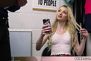 Blonde Stepmom Christie Teaches Stepson Anatomy Lesson on Pussy and Ass