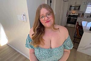 Mamas boy gets a cream pie blowjob during homecoming!