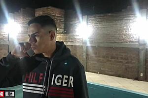 Blonde MILF rides tattooed friend's cock 😈