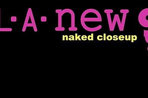 Fresh-faced blonde model naked in close-up!