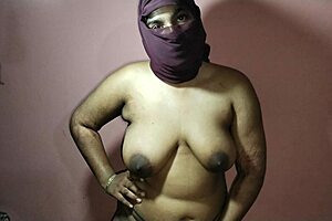 Stepmom gives back massage to stepson with big natural tits