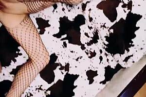 WIFE acts as PROSTITUTE in ROLEPLAY, wearing LINGERIE and STOCKINGS