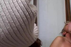 Why is the MILF moaning so loud during muff diving?