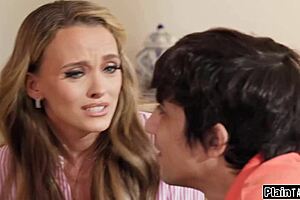 big tits stepmom says she'll fuck her stepson if he gets a job