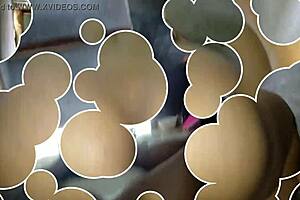 Indian Maid Rides Owner's Dick In Bathroom Threesome!