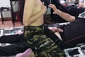 Stepfather Fucks Me Hard Before College!