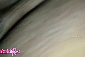 the step brother fucks his indian step sister in the bedroom, moaning closeup pussy