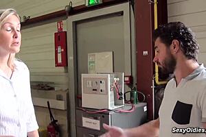 tall milf melany paris banged hard in warehouse by michael cheritto, wow!