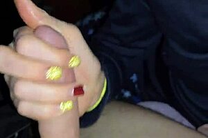 Dirty Talking Wife Takes Her Time Jerking Off A Dick!